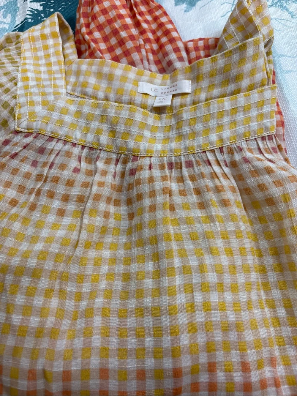 LC Lauren Conrad lightweight gingham